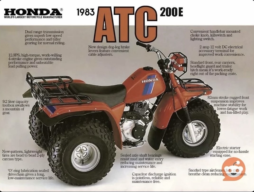 Honda ATC 200E Three Wheeler